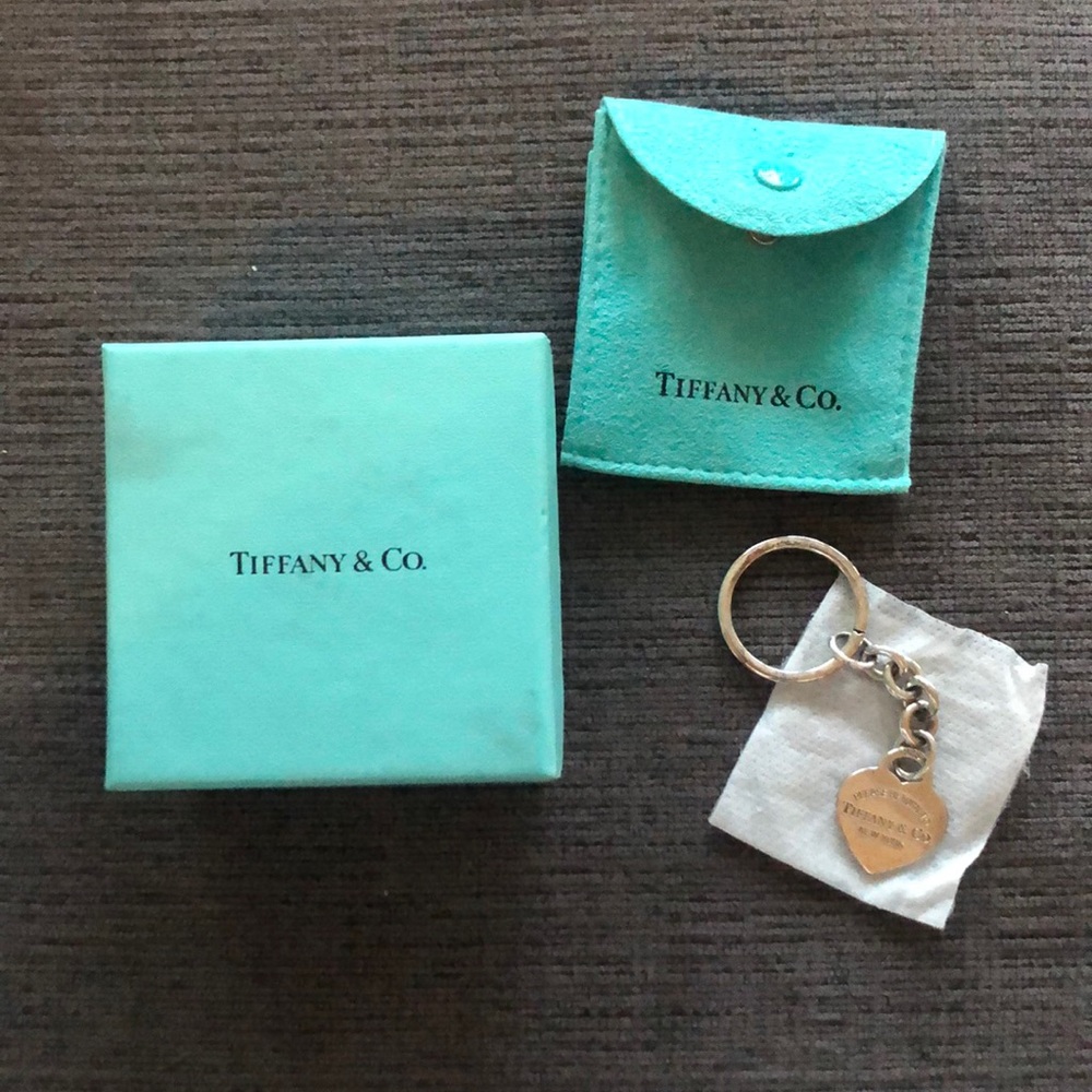 Tiffany & Co. Heart Tag Keychain